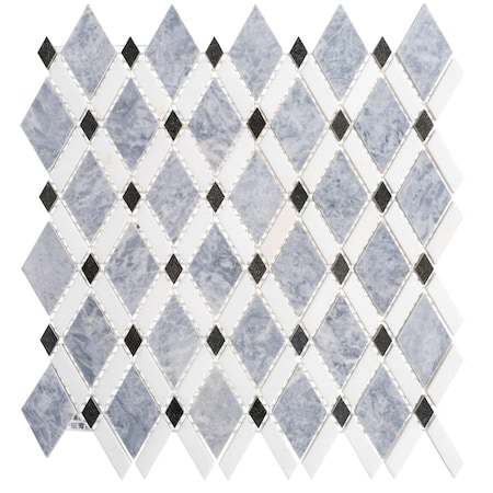 Andova Tiles ANDOVA TILES Victory 2" W x 3" L Novelty Mosaic Wall & Floor Tile ANDVIC584